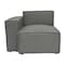 Flash Furniture Bridgetown Luxury Modular Sectional Sofa, Left Side w/Arm Rest, Dark Gray IS-IT2231-LC-DKGRY-GG - alternate 4